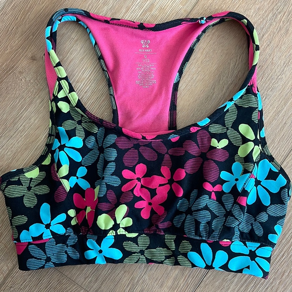 Floral Sports Bra
